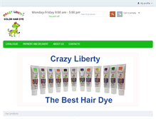 Tablet Screenshot of crazyliberty.com